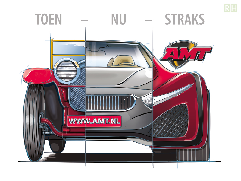 illustratie vakblad AMT ontwikkeling auto