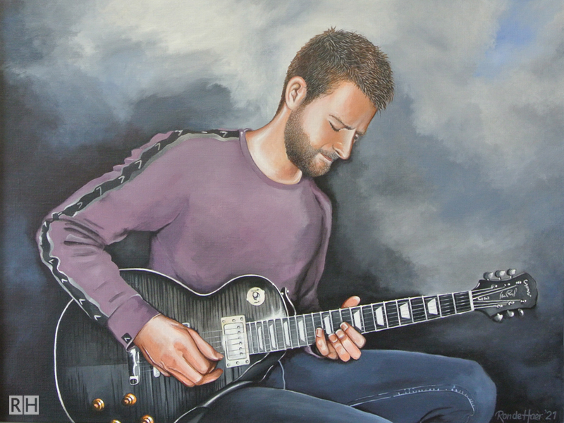 Painting Guitarman
